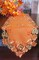 Harvest Fall Table Runner 13"x36",Cutwork Embroidered Maple Leaves Dresser Scarf Table Topper for Thanksgiving's Day Home Dinning Holiday Party Decoration